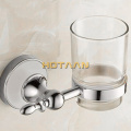 Wall mounted Bathroom Accessories Silver Single Glass Cup Tumbler Holder Toothbrush Toothpaste Cup Holders HYT-17897-C