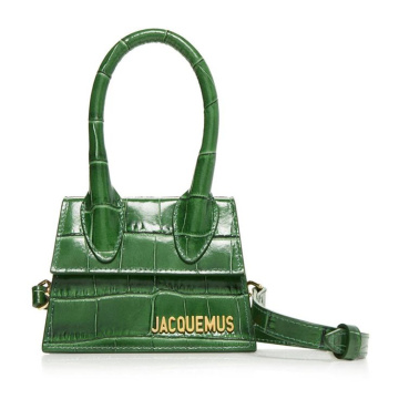 Jacquemus Bag Luxuy Brand PU Leather Shoulder Bag Hand Bags for Women 2020 Designer Mini Small Flap Bag Purse and Handbags Green