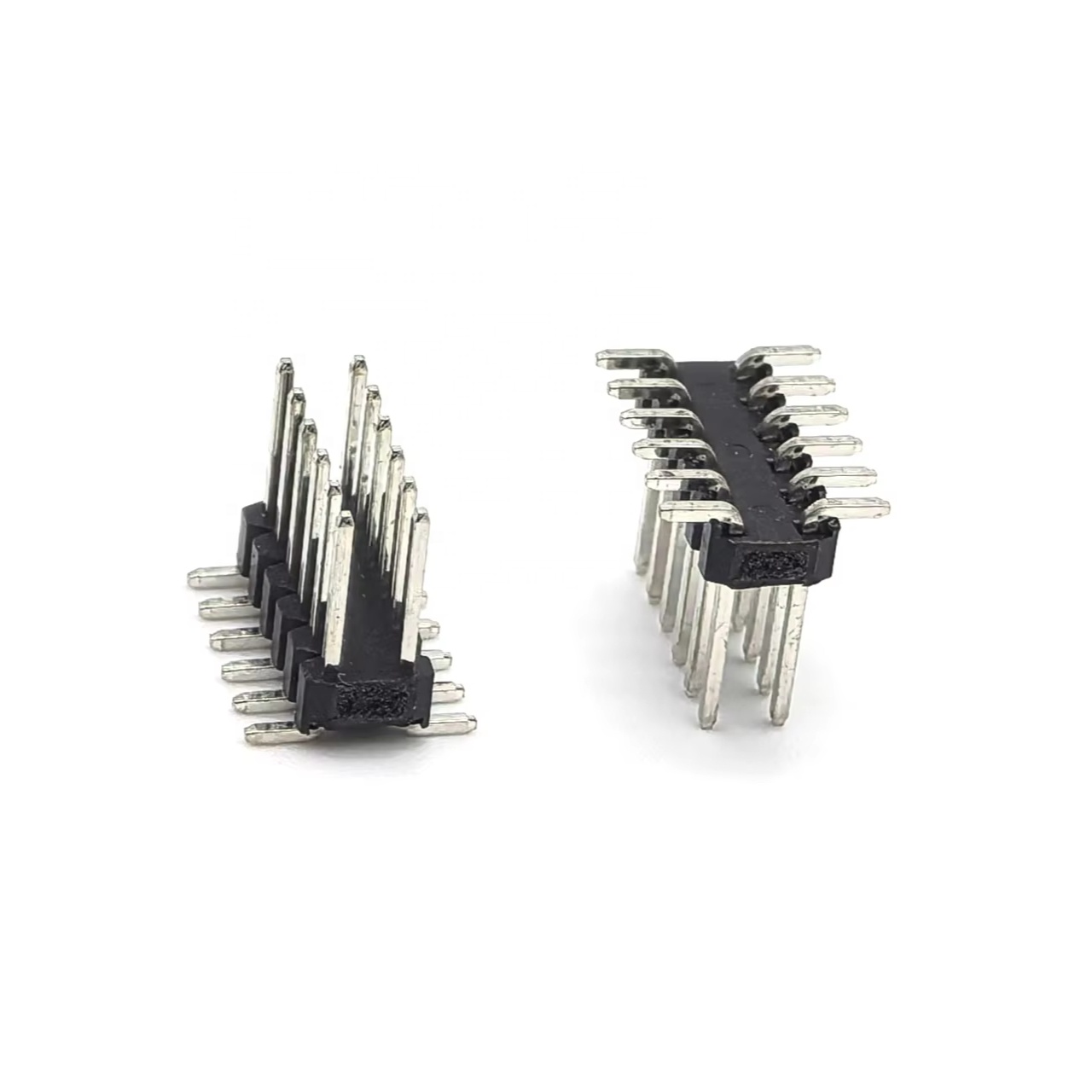 2.2mm Pitch Pin Header Connector Dual Row SMT PA6T H2.5mm 2*6P
