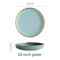 Green 10-inch plate