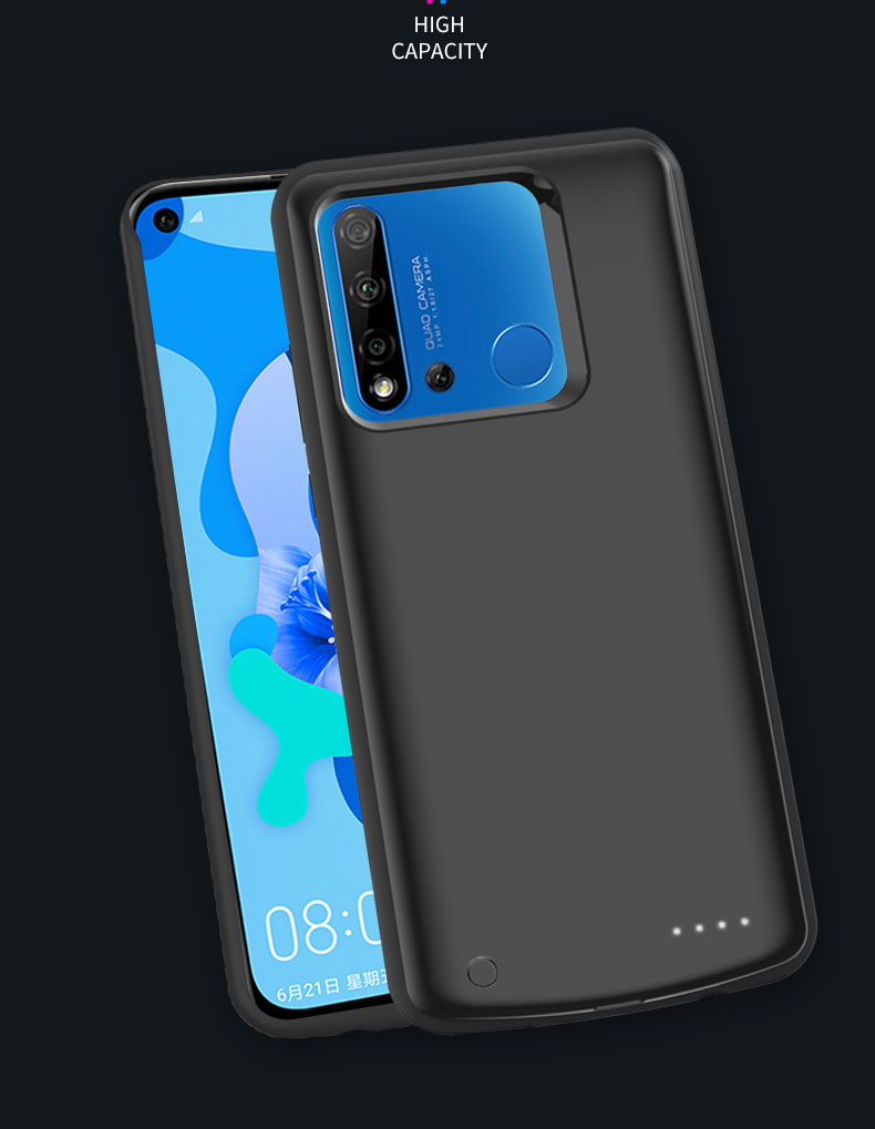 Silm Power Case For Huawei P20 Lite 2019 6.4 inch Shockproof battery charger case Extenal battery power bank Back cover Funda