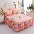Fitted Sheet Cover Bedspread Bedroom Bed Skirt Full Twin Queen King Size Bed Sheets