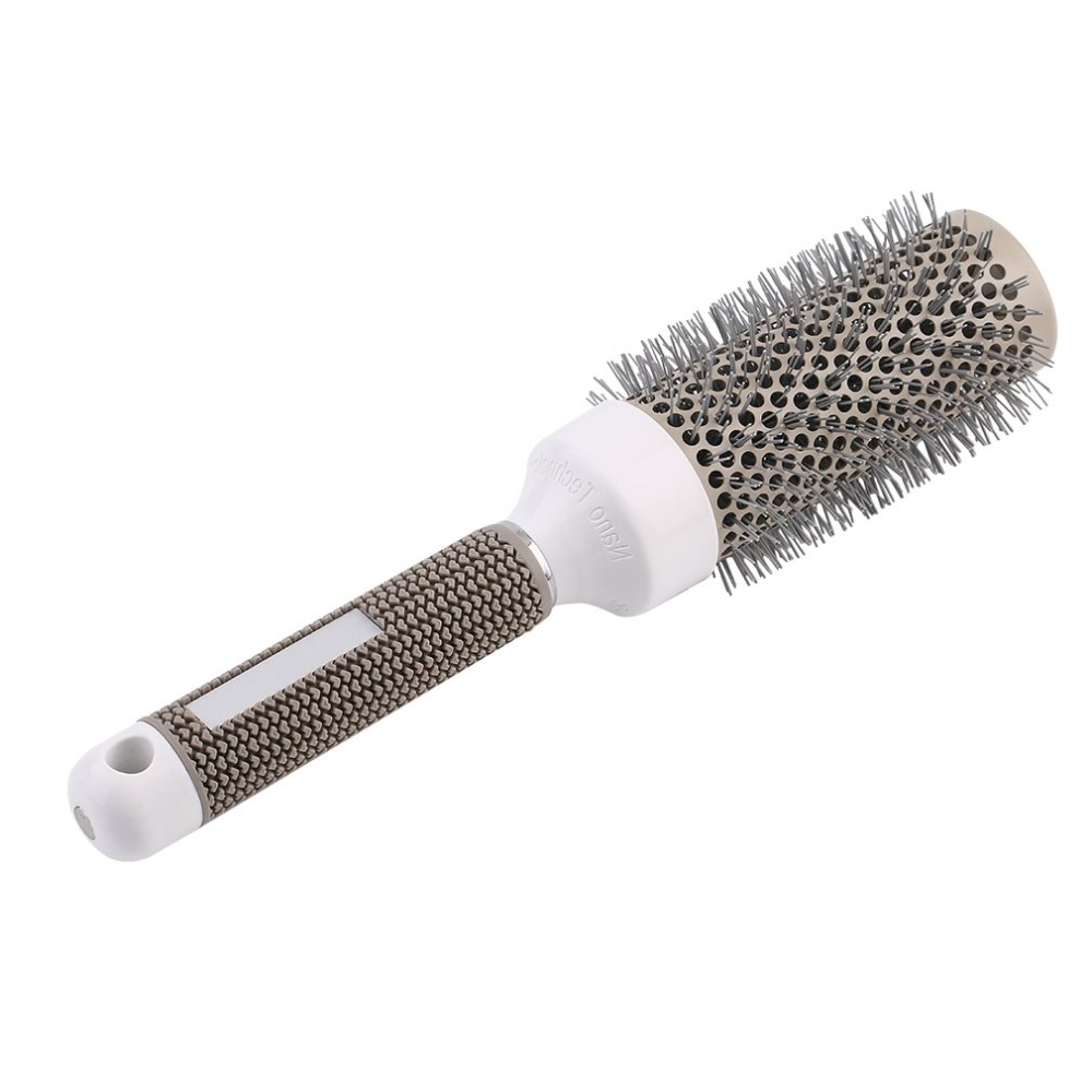 5 Sizes Hair Brush Thermal Ceramic Ionic Round Barrel Comb Salon Styling Tool for Blow Drying Curling Detangling Hair Comb