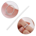1 PC Invisible Transparent Spiral Ring Size Adjuster Shell Hard Guard Tightener Reducer Resizing Tools Jewelry Parts Accessories