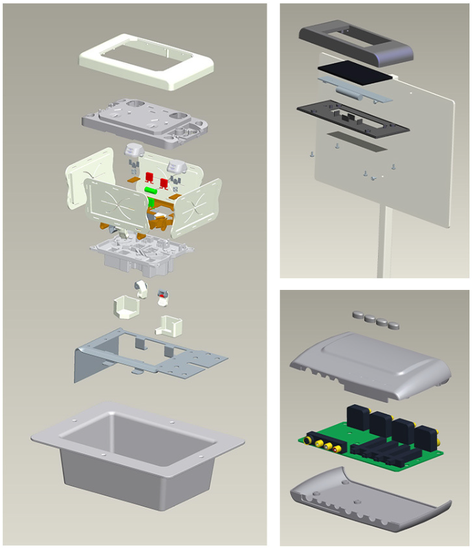 Electrical appliance plastic shell production ABS base (1)
