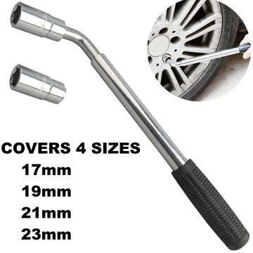 Telescoping Lug Wrench Spanner Lug Wheel Wrench With Sockets Wrench Car Repair Tools 17/19, 21/23mm