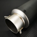Motorcycle Exhaust Pipe Racing Project Escape Moto Muffler Carbon Fiber For Cafe Racer Scooter MT07 FZ6 TRK 502 PCX 125 NVX 125