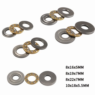 1Pcs High Precision Miniature Thrust Ball Bearings F8/F10 Metal Axial Ball Bearing Set for Hardware Accessories 8/10mm