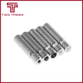 5Pcs Extruder 3D V5 HeatBreak Hotend Throat For 1.75/3.0mm Filament All-Metal /With PTFE Stainless Steel Feeding Tube Printer