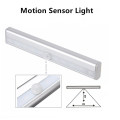 10 LED Motion Sensor Cabinet Light USB Charging Intelligent Nightlight Wardrobe Light for Kitches and Bedroom Closet Bathroom