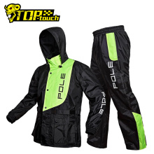 POLE Waterproof Motorcycle Raincoat Suit Raincoat+Rain Pants Poncho Motorcycle Rain Jacket Motorbike Riding Rain Coat Motorcycle