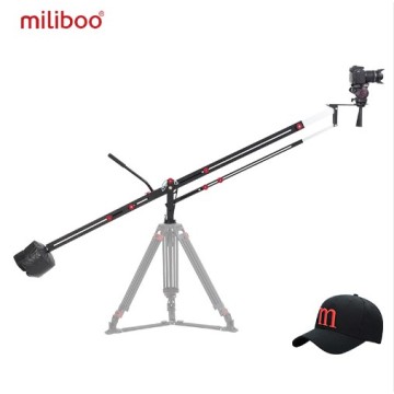 Miliboo MYB501 3.1m Aluminum Camera Crane Jib folding arm Compact Extanble 75mm and 65mm bowl size for DSLR camera loading 8kg