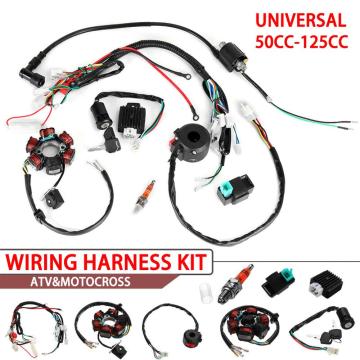 Electrics Wiring Harness CDI Wire Harness Stator Assembly Wiring 6 Coil Suitable For Motorcycle ATV 50cc 70cc 90cc 110cc 125cc