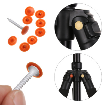 200Pcs/Bag Practical Self-tapping Screws Decor Cover Plastic Nuts Bolts Covers Exterior Protective Caps Furniture Hardware Hole