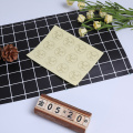 120pcs/lot Round For you bronzing Black Handmade Cake Packaging Sealing Label Sticker Baking DIY Party Gift Box Stickers