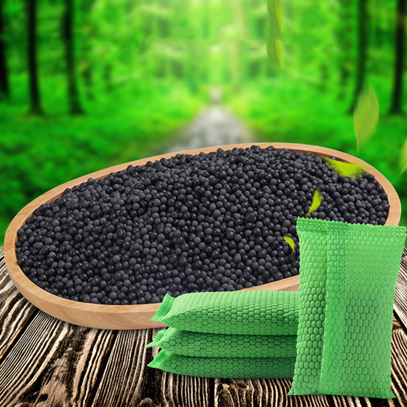 50g Formaldehyde Odor Bamboo Charcoal Package Moisture Activated Carbon Air Purification Bag Wardrobe Home Bamboo Charcoal Bag