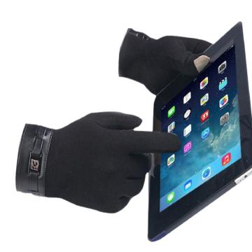 Hot Sale Fashion Winter Arm Warmers Gloves For Men Full Finger Smartphone Touch Screen Cashmere Gloves Mittens 8.15