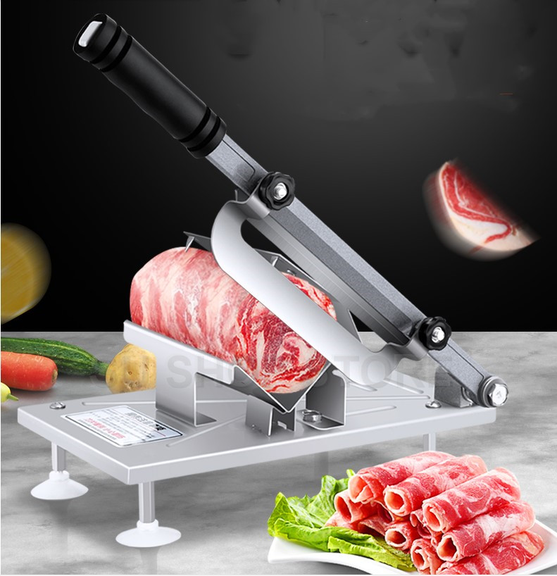 Meat slicer Slicer Sliced meat cutting machine slicer Automatic meat delivery Desktop Easy-cut frozen beef and mutton