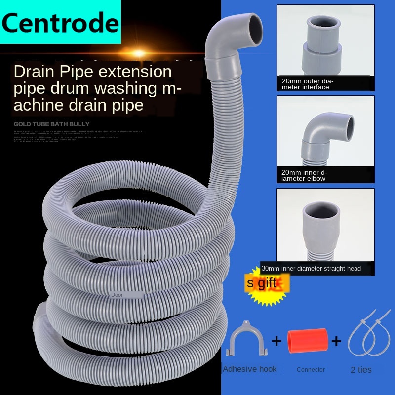 Plumbing Hoses washing machine drain pipe lengthened extension interface 1.5 / 2/3/4 meters sewage pipe outlet hose