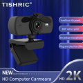 TISHRIC 2K HD Webcam Autofocus Web Camera With Microphone Usb Webcam Full Hd 1080P Web Cam Camara PC Web Camera For Computer