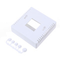1PCS White 8.6x8.6x2.6cm Case For DIY LCD1602 Meter Tester With Button 86 Plastic Project Box Enclosure