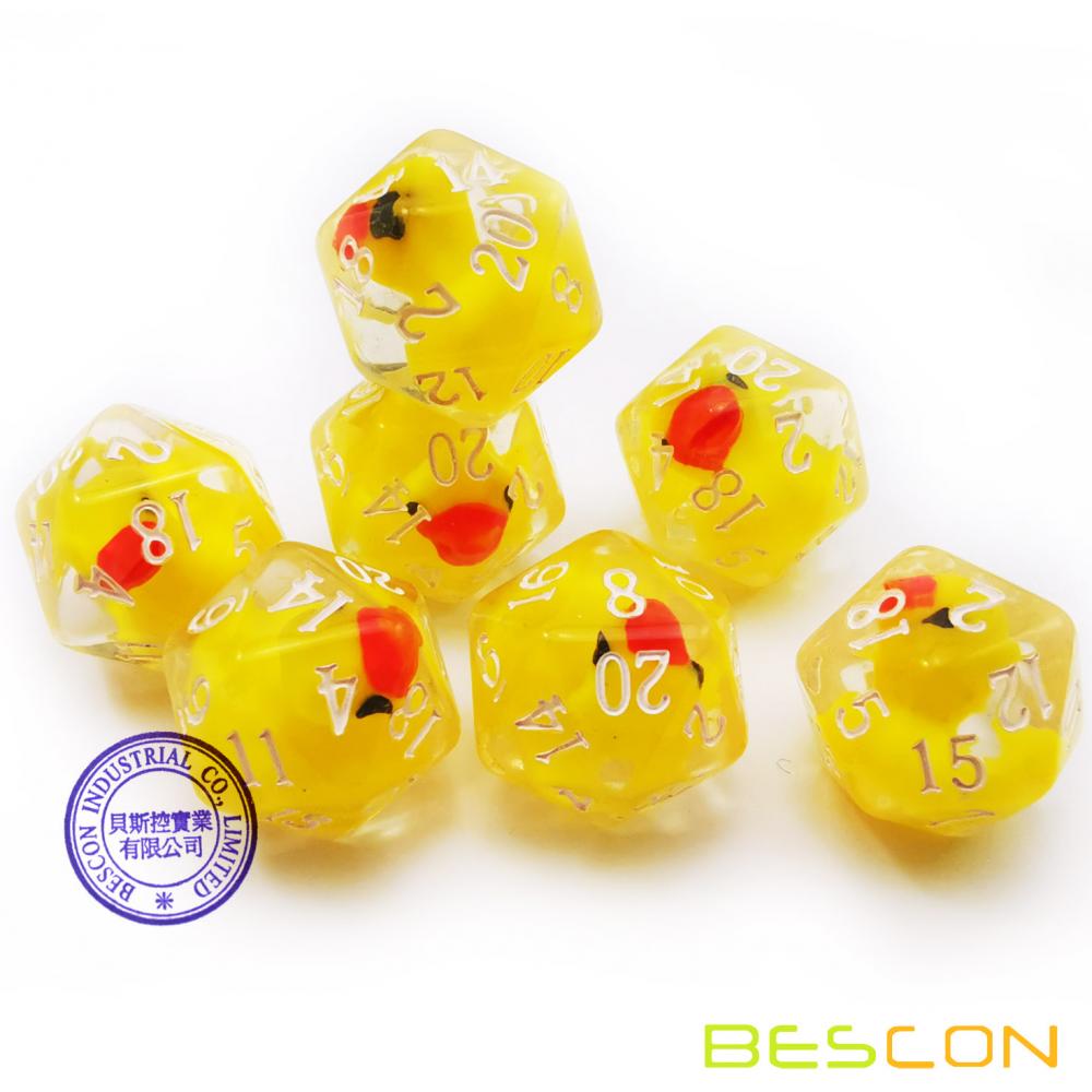 Polyhedral Dice 20 Sides Yellowduck 3