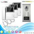 SmartYIBA RFID Unlock Video Doorbell 4.3" Wired Apartment Video Door Phone Intercom System Video Intercom for Building Apartment