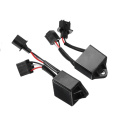 2pcs Canbus Relay H4 to H13 Anti Flicker Harness Error Free Decoders Adapters For Jeep Wrangler JK 7 Round LED Headlight