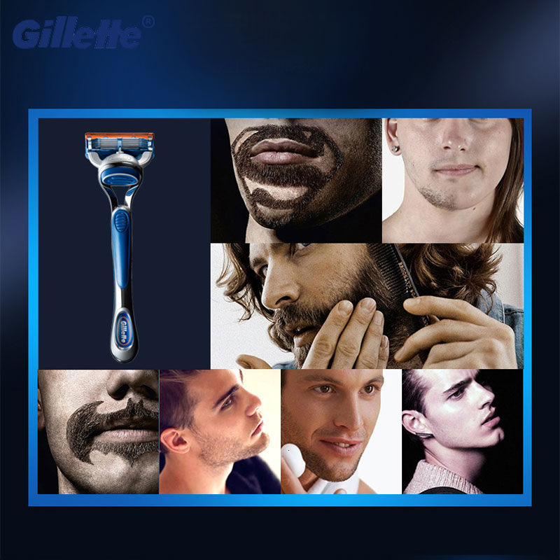 Gillette Fusion 5 layers Original Razor safety razor Cassettes for Shaving razor Include handle and razor blade heads