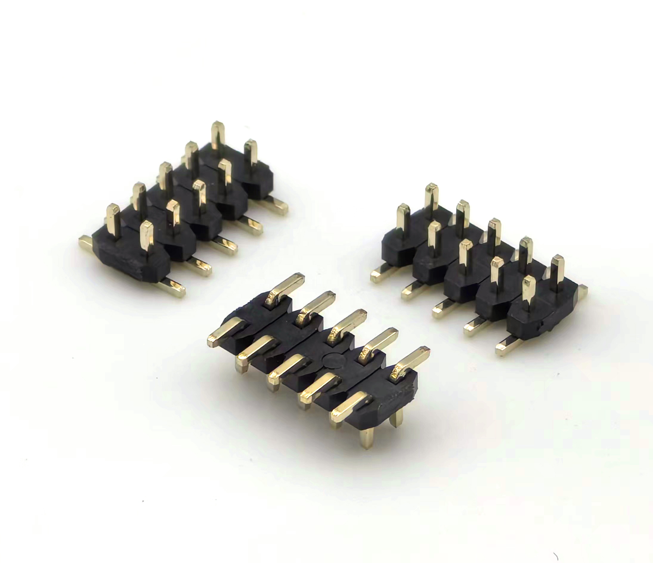 2.54mm Pitch Pin header Connector Dual Row SMT H1.0mm 2x5P