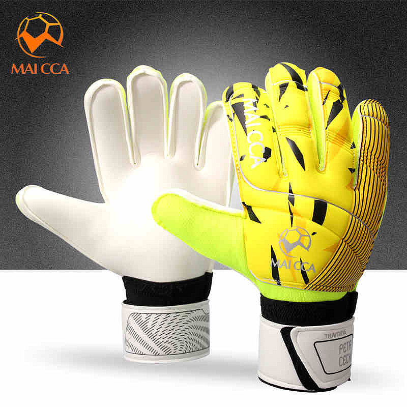 MAICCA Adult Professional Socce Goalkeeper Gloves Football Finger Protection Soccer Football Latex Goalie Gloves with Super