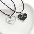 I Love You Best Friends Couple Necklace Jewelry Puzzle BFF Key Lock Tai Chi Heart Pendants Necklaces For Women Men Gift Collier