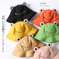 New Cute Frog harajuku Bucket Hats Women Cover Fisherman Hat for Adult Women Sunscreen Cap Animal casual Fisherman Hat