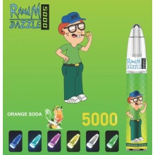 RandM Dazzle 5000 Puffs Rechargeable Light Glowing Disposable Vape