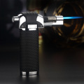 Outdoor BBQ Lighter Cigar Torch Turbo Lighter Jet Butane 1300 C Spray Gun Windproof Metal Pipe Lighter Kitchen No Gas