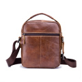Genuine Leather Men's Messenger Bags quality Crossbody Bags Vintage cow leather man Shoulder bag for male Casual handbag