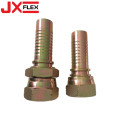 BSP female 60°cone double hexagon fitting
