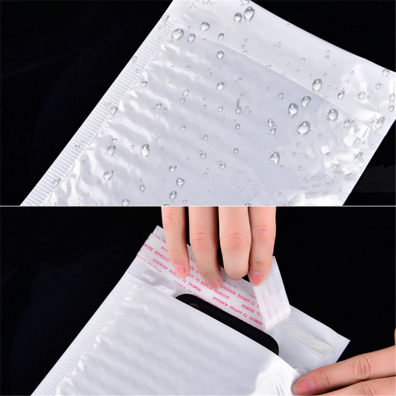 10 Various Size Waterproof white bag Foam Paper Envelopes set gift bags School student office Supplies