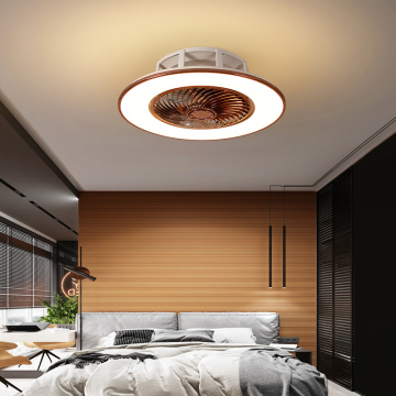 LED ceiling fan lamp modern minimalist ceiling lamp dining room bedroom living room lamp round fan lamp