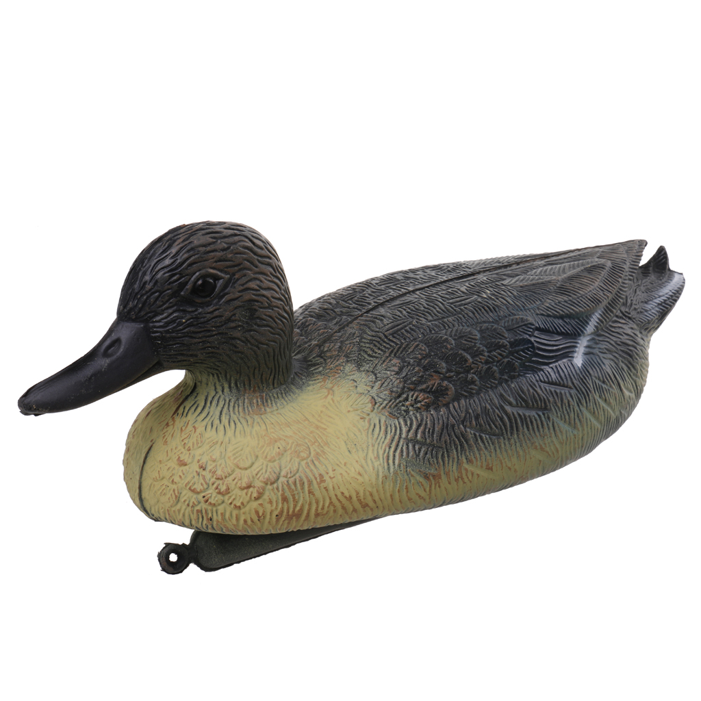 6 Pcs 3D Lifelike Duck Decoy Floating Lure w/ Keel PE Duck Hunting Decoy for Outdoor Hunting Fishing Attracting Ducks