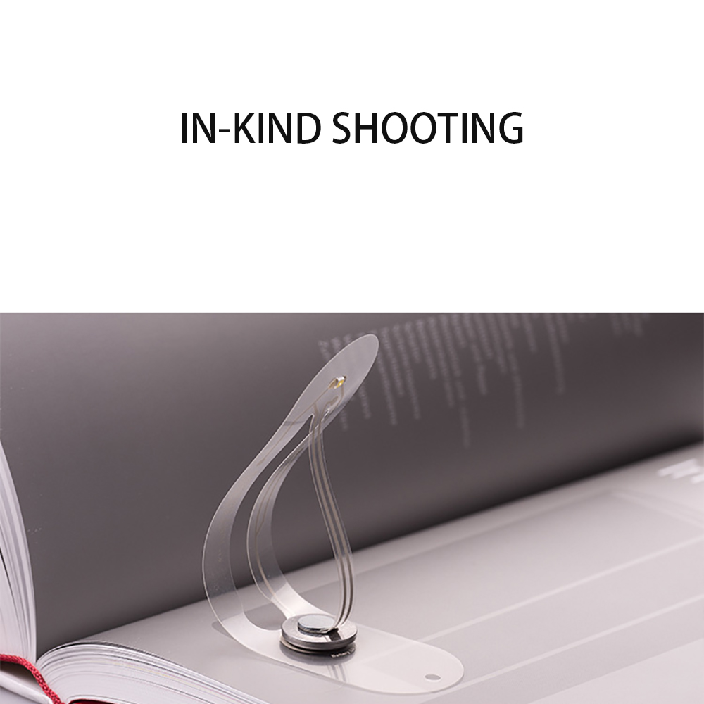 Ultra-Thin LED Night Light Bookmark Light Folding Curved Book Light Eye Reading Lamp Kitap Okuma Lambasi Tinnest Reading Lamp