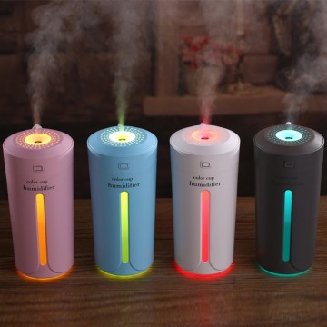 230ml Ultrasonic LED Light Cup Aroma USB Charging Humidifier Air Essential Oil Aroma Diffuser Purifier Atomizer Facial Care Tool