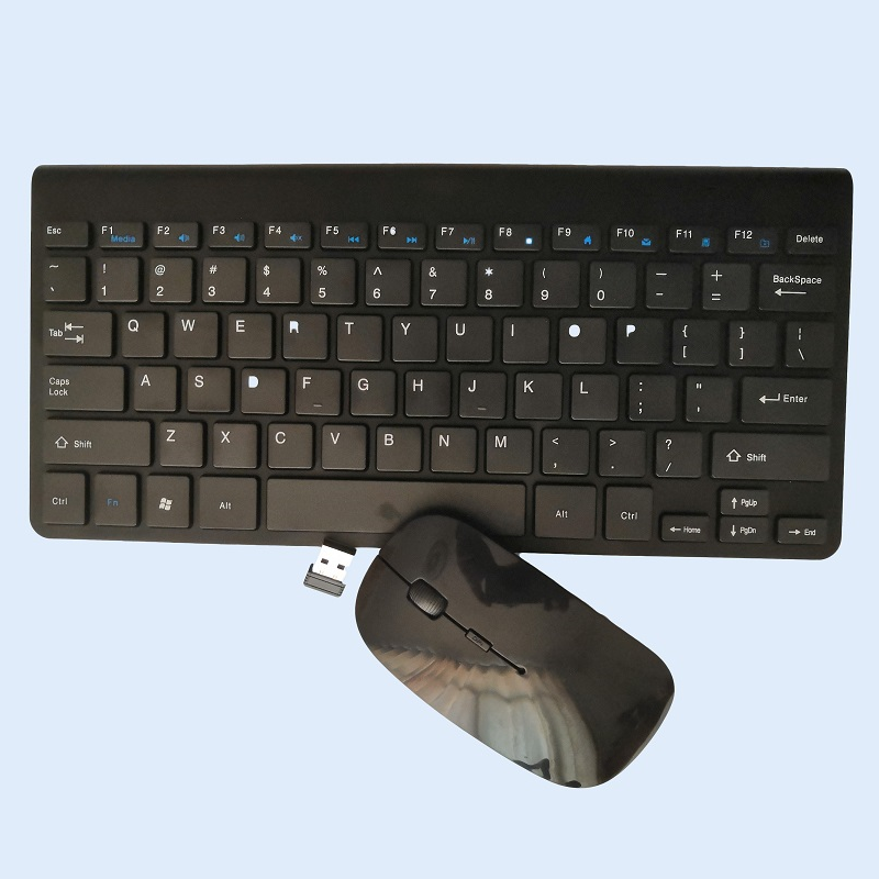 2.4G Wireless Keyboard and Mouse Mini Keyboard Mouse Combo Set For Laptop Desktop PC Office Supplies for Windows/Linux