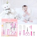 10pcs/set Baby Care Products Nail Set Newborn Infants Nail Clipper Scissors Comb Hair Brush Kits Kids Nail Cutter Grooming Kit