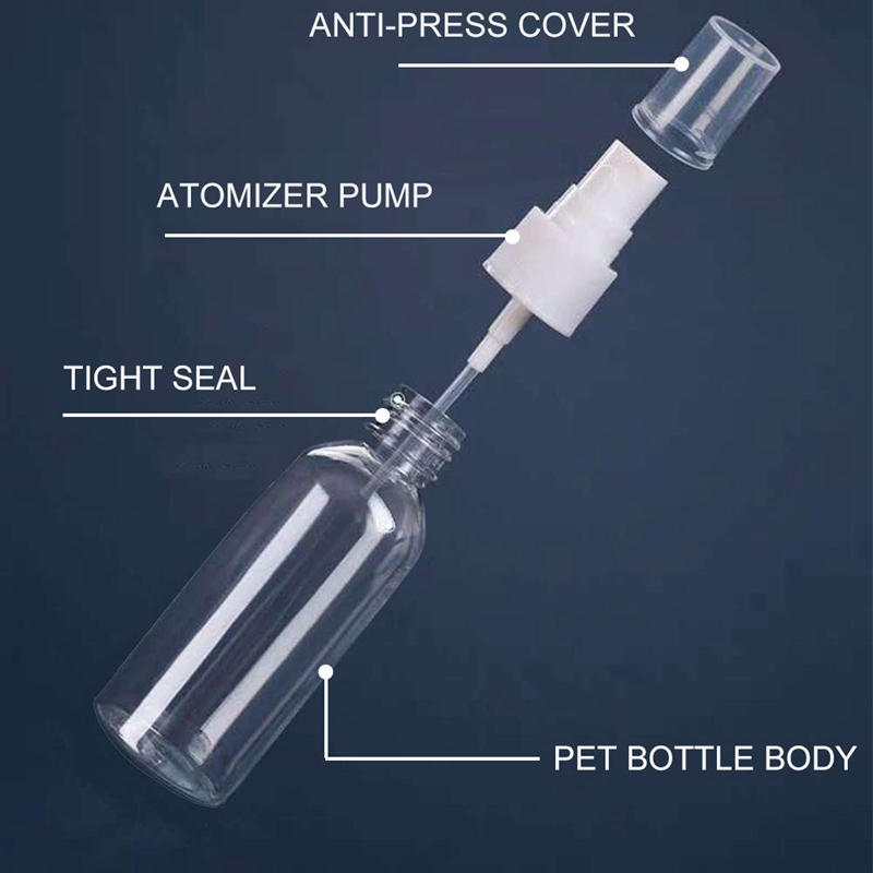 36Pcs 30Ml/1Oz Mini Fine Mist Spray Bottles Portable Refillable Small Empty Clear Plastic Travel Perfume Cosmetics Containers
