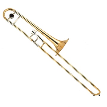 Popular grade Brass body Gold lacquer Bass Trombone