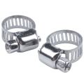 15 Pcs Stainless Steel 8mm to 12mm Hose Pipe Clamps Clips Fastener