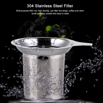 2019 NEW Mesh Tea Infuser Reusable Tea Strainer Teapot Stainless Steel Loose Tea Leaf Spice Filter Drinkware Kitchen Accessories