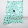 Glitterwishcome 21X29CM A4 Size Iridescent Butterfly Printed Synthetic Leather, Faux Leather Fabrich Sheets for Bows GM929B