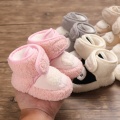 Baby Warm Socks with Cotton Soles Autumn Winter Clothes Warm Socks Shoes Anti Slip Sole Soft Infant Floor Sock 1-2 Years